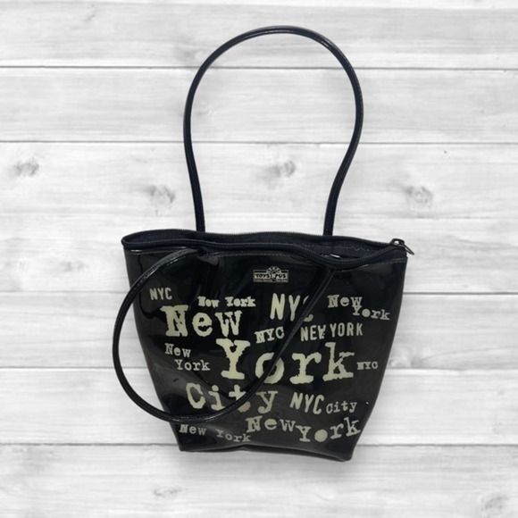 RARE Toys r'‎ Us New York Time Square 100% PVC Tote Bag 2001 - Picture 1 of 6